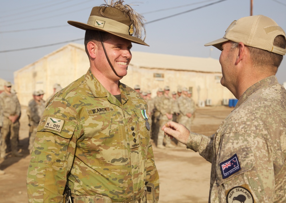 Australian Soldiers Deployed to Iraq Recognized by Commander