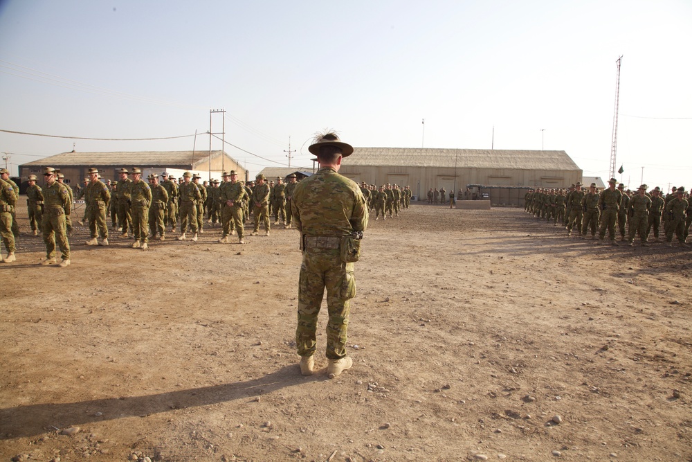 Australian Soldiers Deployed to Iraq Recognized by Commander