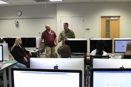 Lion Brigade Soldiers Help Local College Students