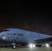 KC-135R at night