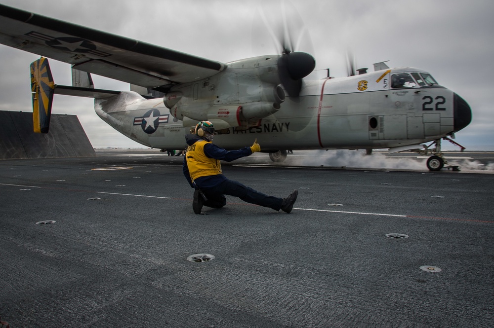C-2A Greyhound logistics aircraft