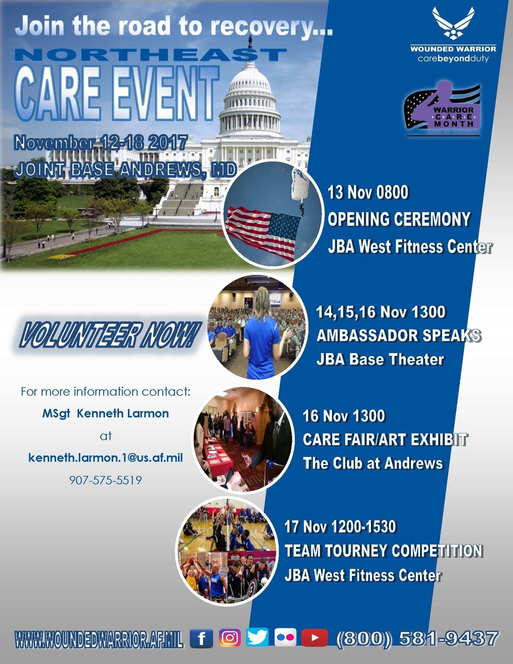 Wounded Warrior CARE Event coming to JBA