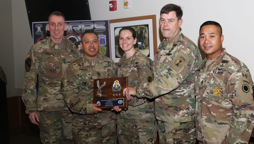 I Corps Units Recognized at the 2017 America's First Corps Retention Awards ceremony