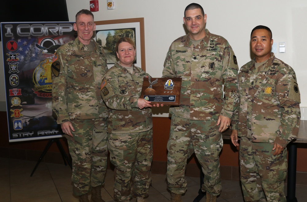 I Corps Units Recognized at the 2017 America's First Corps Retention Awards ceremony