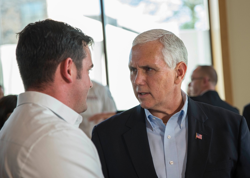 Vice President Pence Visits USO
