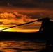 CH-47 Chinook Helicopters During Sunset