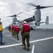 A U.S. Marine Corps MV-22 Osprey Lands On The S.S. Wright