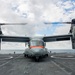 A U.S. Marine Corps MV-22 Osprey Lands On The S.S. Wright