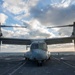 A U.S. Marine Corps MV-22 Osprey Lands On The S.S. Wright