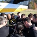 Washington Redskins jump with the Golden Knights