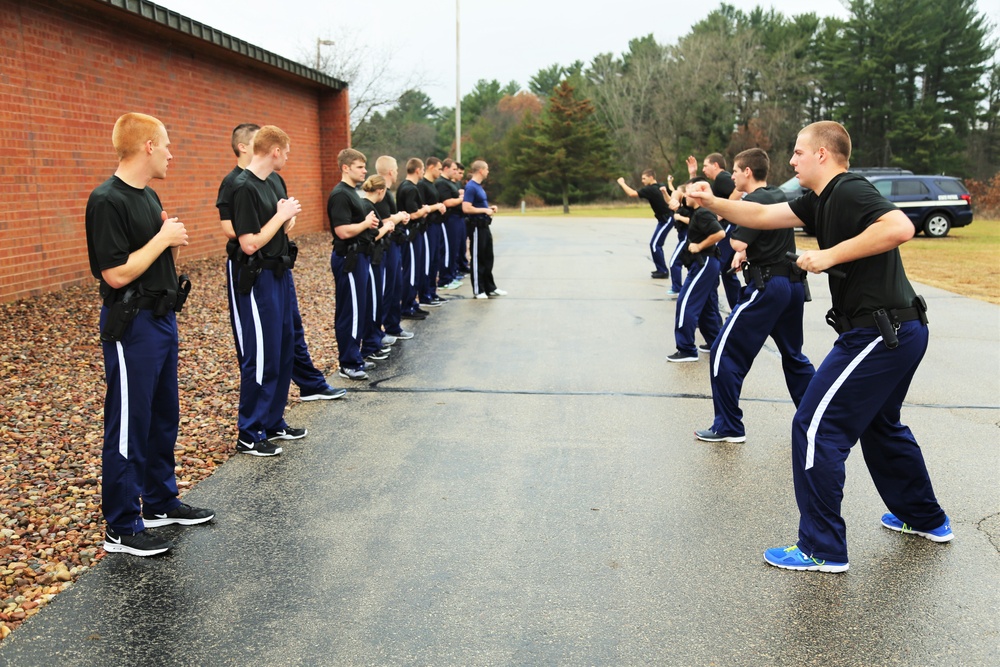 WSPA cadets build skills in defense, arrest tactics at Fort McCoy