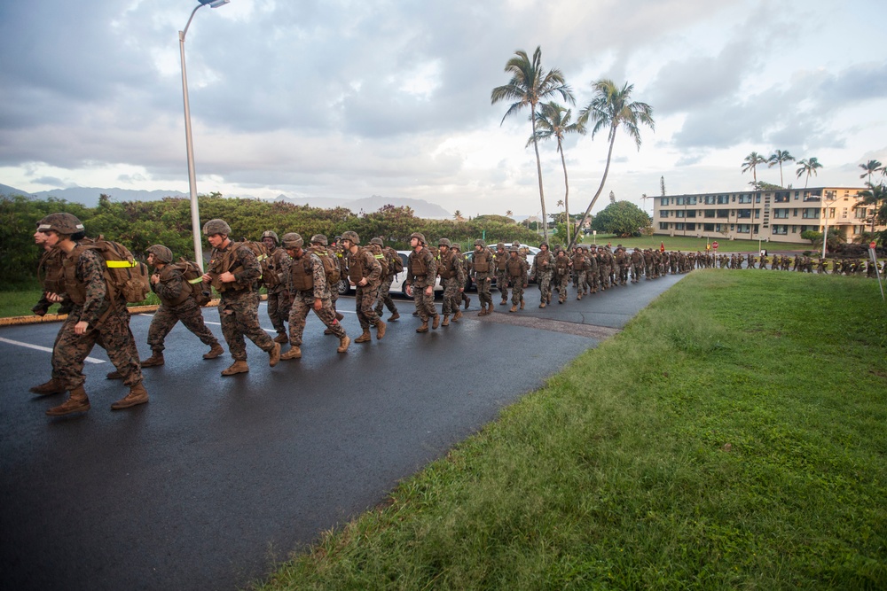 HQBN completes 8-mile conditioning hike