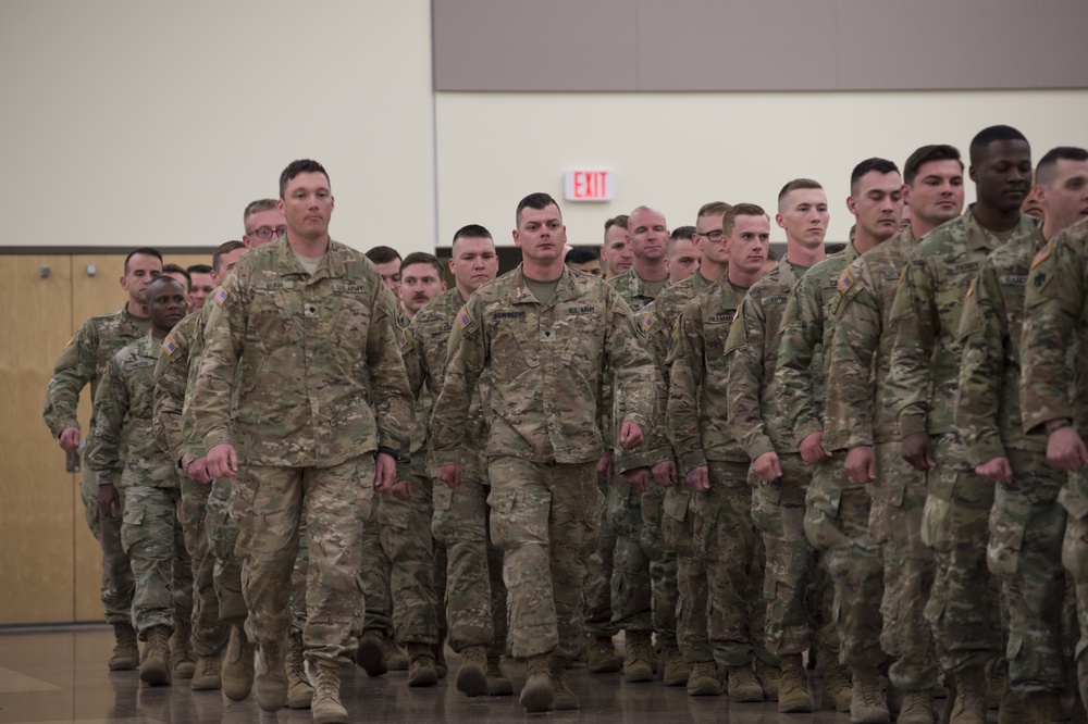 A Reason For Giving Thanks:  Infantry Unit Returns From Ukraine