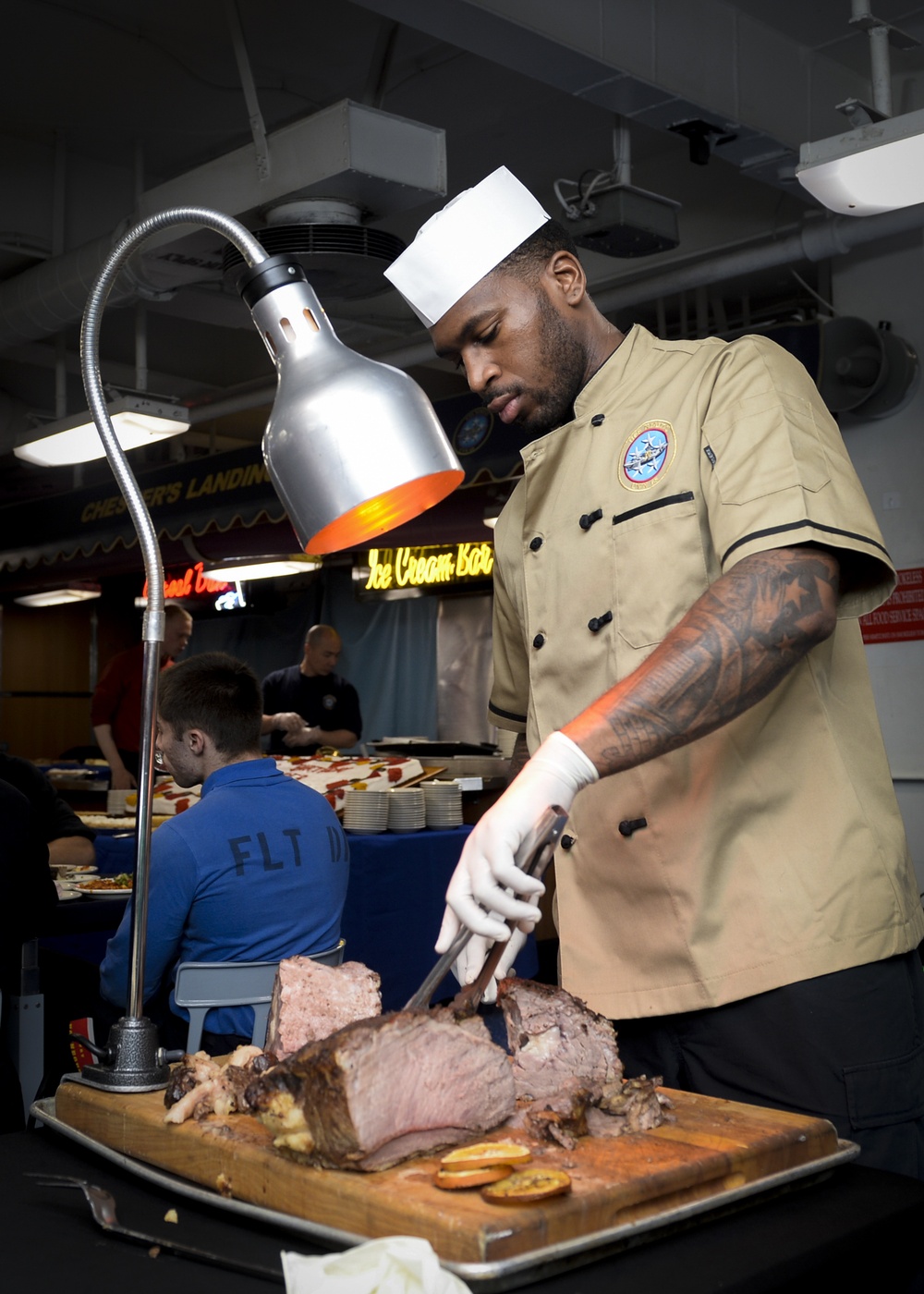 Nimitz Sailors Participate In Morale-Boosting Birthday Dinner