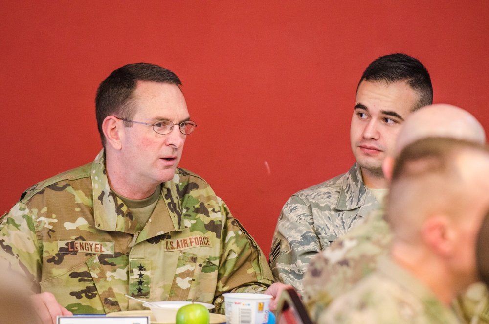 Chief of National Guard Bureau visits deployed Guardsmen in Qatar