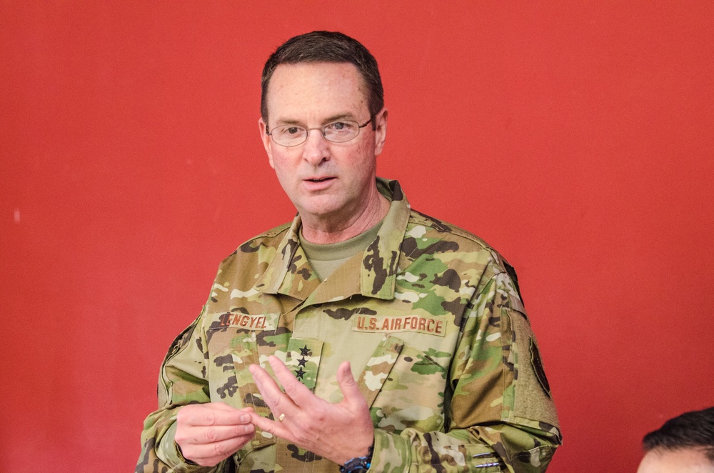 Chief of National Guard Bureau visits deployed Guardsmen in Qatar