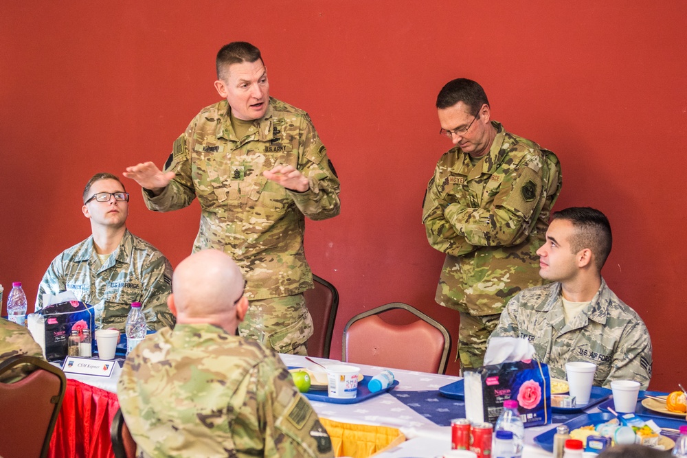 Chief of National Guard Bureau visits deployed Guardsmen in Qatar