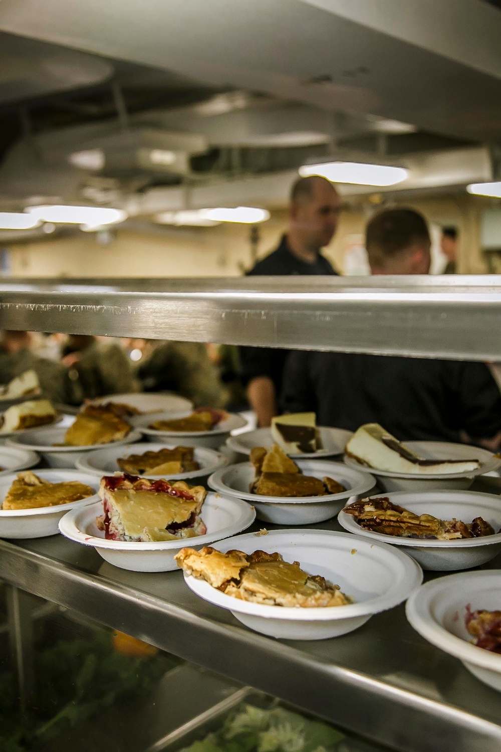 Navy-Marine Corps Team Celebrates Thanksgiving Aboard USS Oak Hill