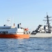 USS Fitzgerald is loaded onto heavy lift vessel Transshelf