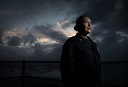 Native American Sailor on Nimitz