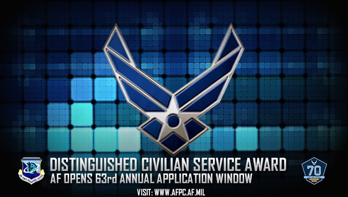 AF accepts nominations for 63rd Annual DOD Distinguished Civilian Service Award