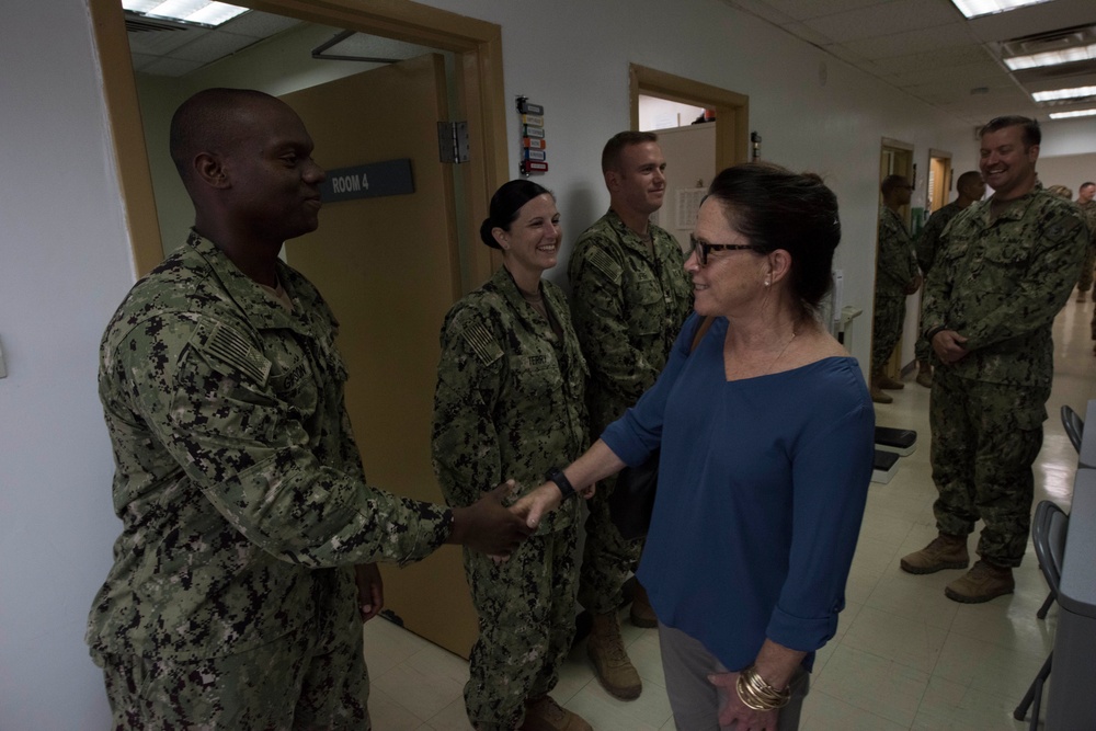 Secretary of the Navy, wife visit Camp Lemonnier