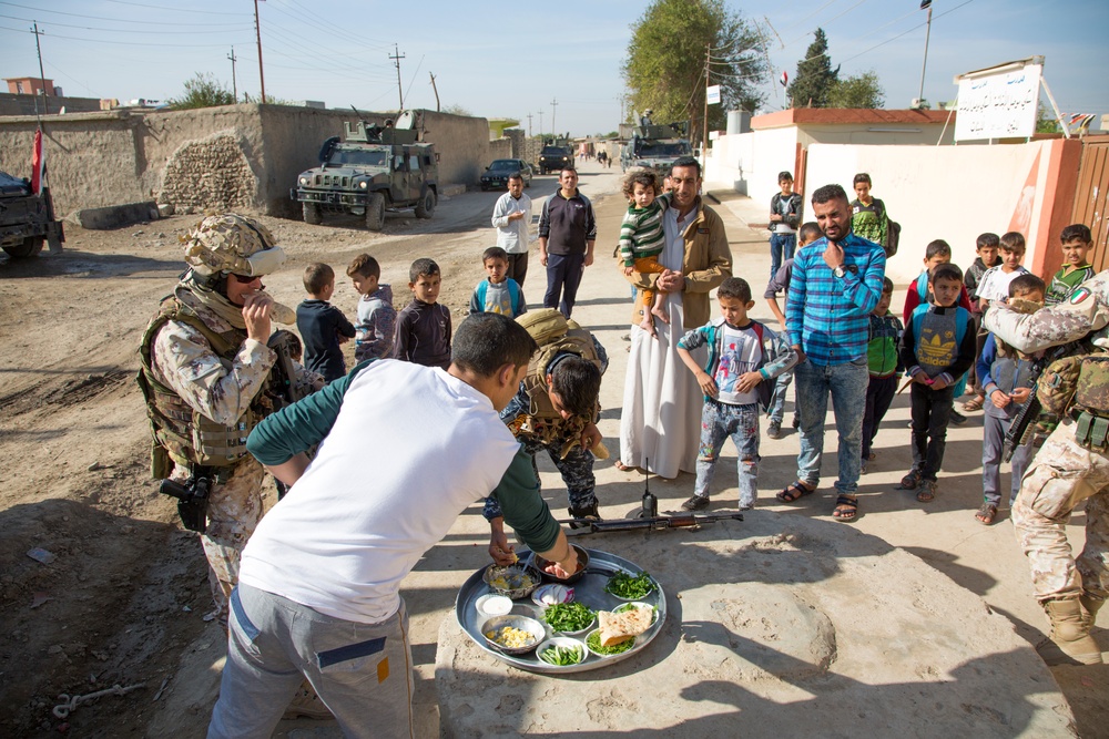 Local food offered to coalition members