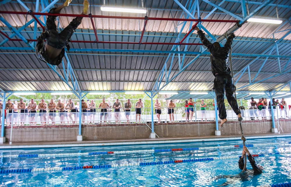 US Soldiers, French marines dive into French Commando Course prequalification assessment