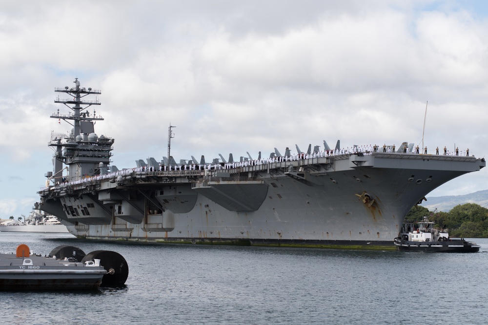USS Nimitz Arrives at Joint Base Pearl Harbor-Hickam.