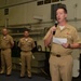 Nimitz Sailors Participate Frocking Ceremony