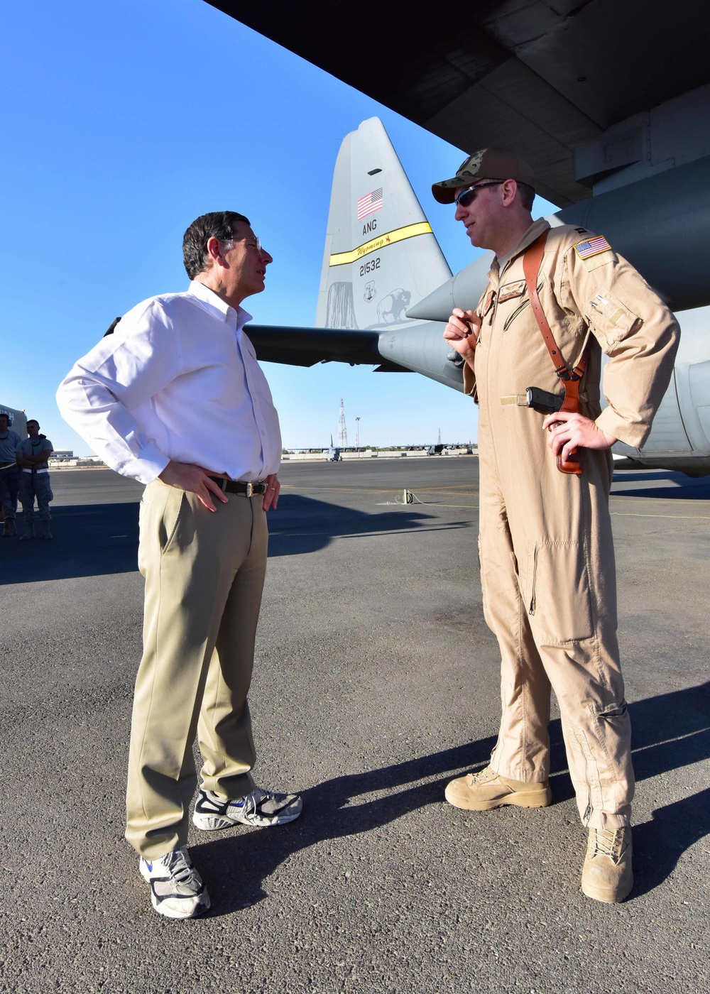Wyoming Senator visits guardsmen