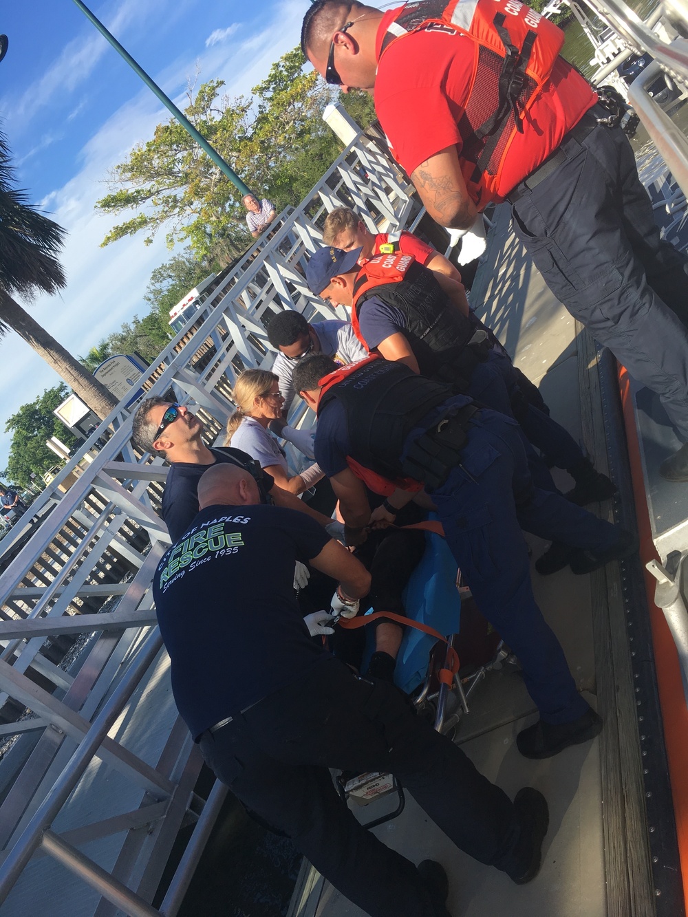 Coast Guard medevacs diver 31 miles west of Naples, Florida