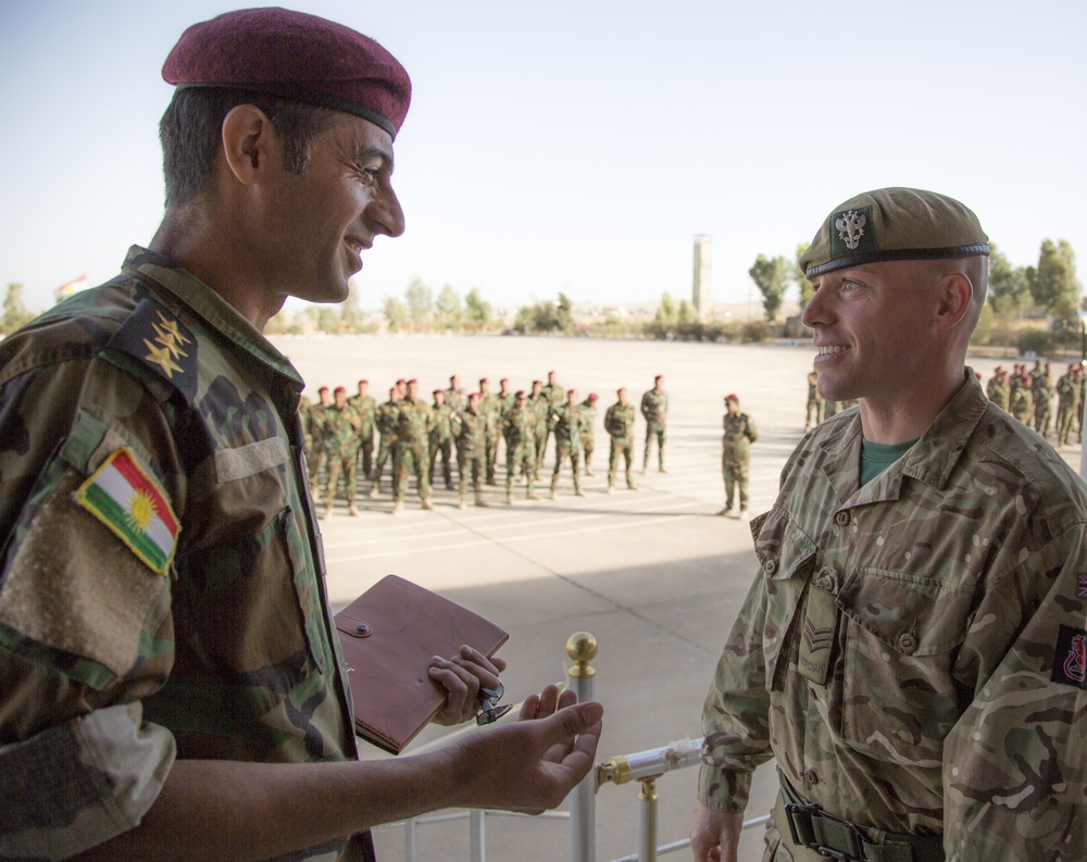 Peshmerga proficiency training