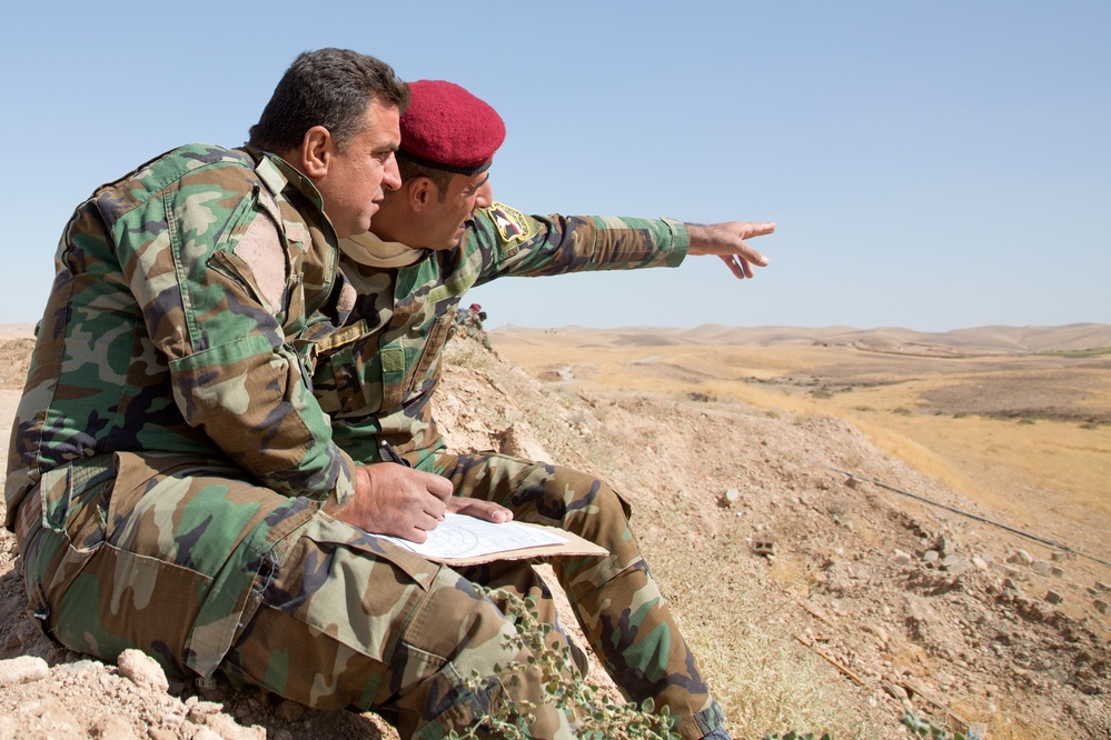 Peshmerga proficiency training