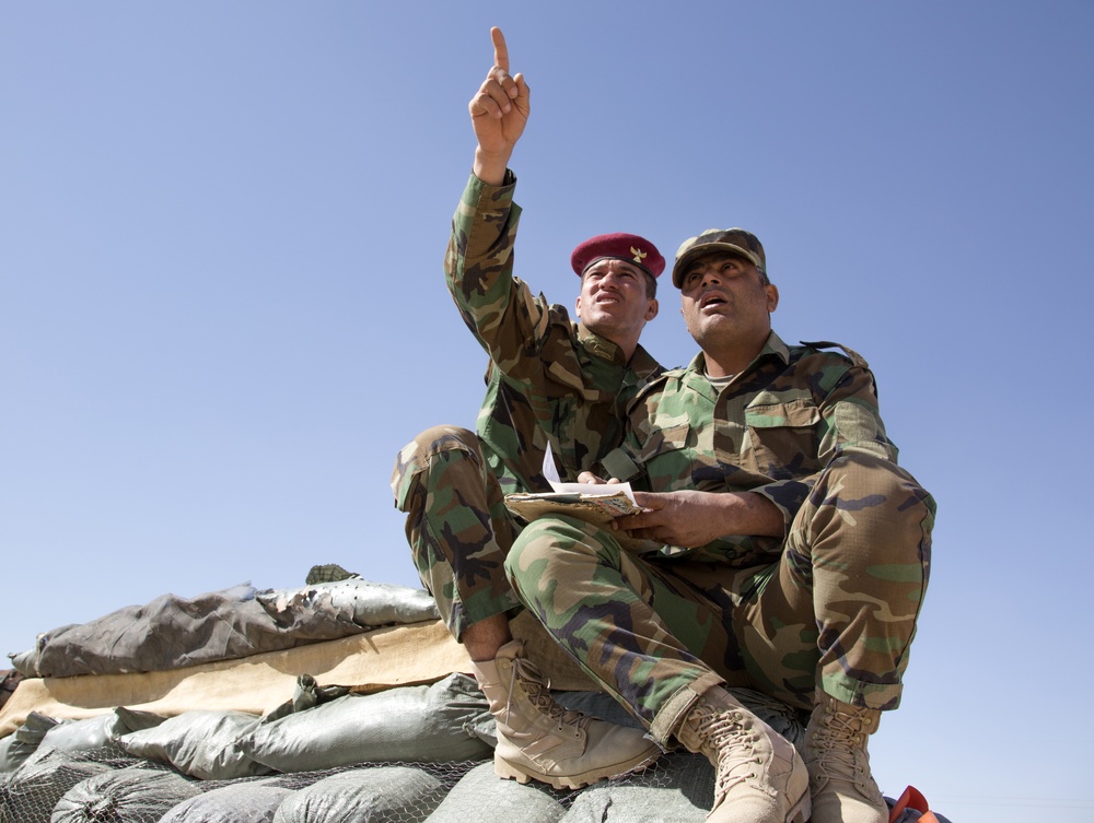 Peshmerga proficiency training