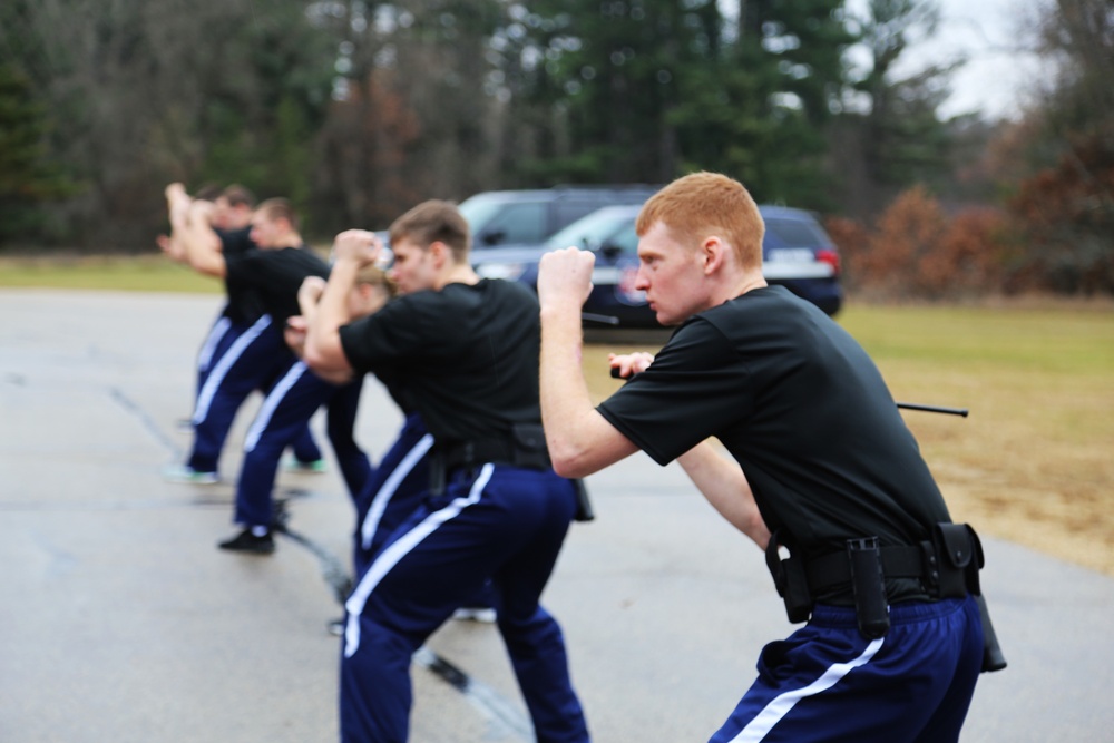 WSPA cadets build skills in defense, arrest tactics at Fort McCoy