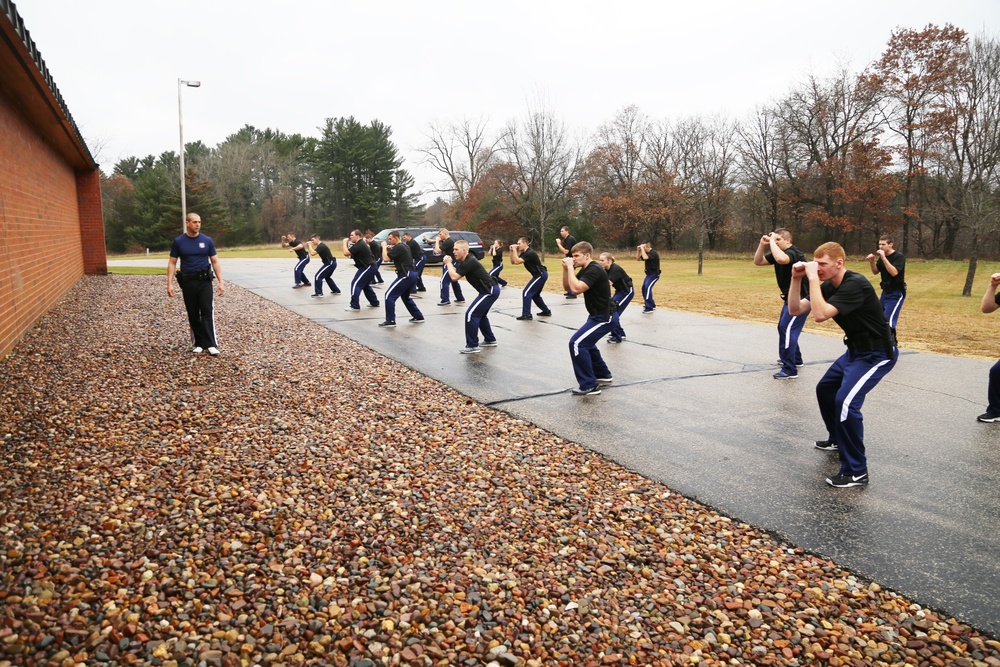 WSPA cadets build skills in defense, arrest tactics at Fort McCoy