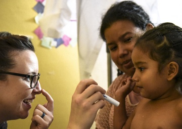JTF-Bravo joins partners for a Pediatric Nutritional Assessment