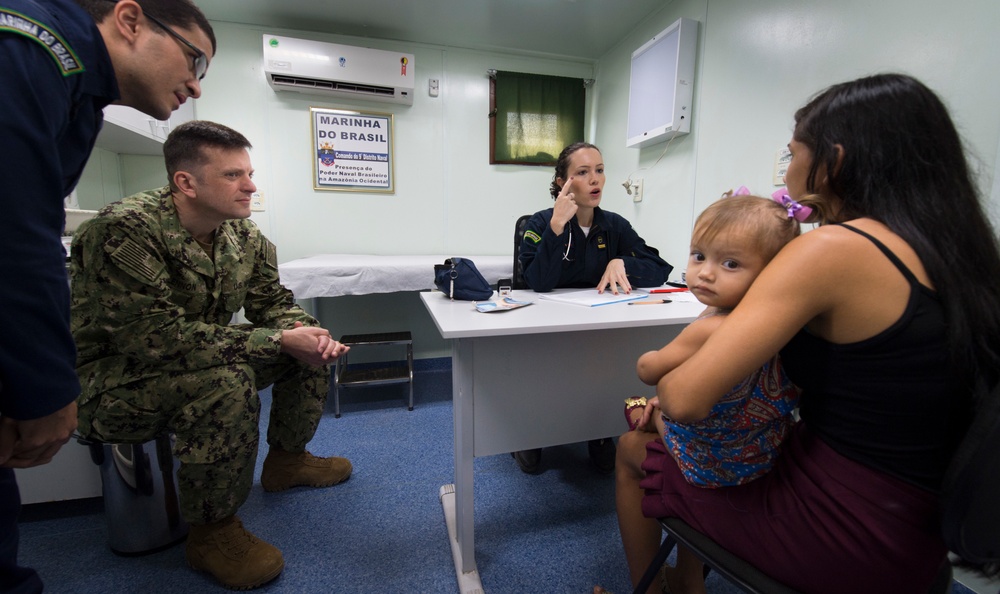 U.S. Navy Doctors Bring Medical Care to Amazon