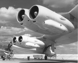 Tinker Celebrates 75 Years: Pratt &amp; Whitney J57 turbojet engine profile