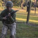 Marine recruits charge through Parris Island bayonet assault course