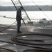 Sailor cleans flight deck