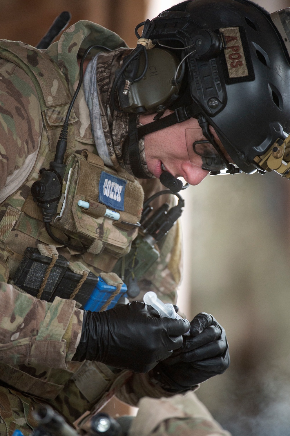 Alaska Air National Guard and Alaska Army National Guard cooperate for mass-casualty training exercise at JBER