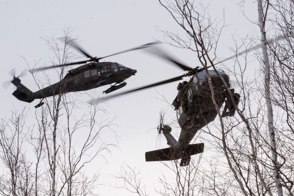 Alaska Air National Guard and Alaska Army National Guard cooperate for mass-casualty training exercise at JBER