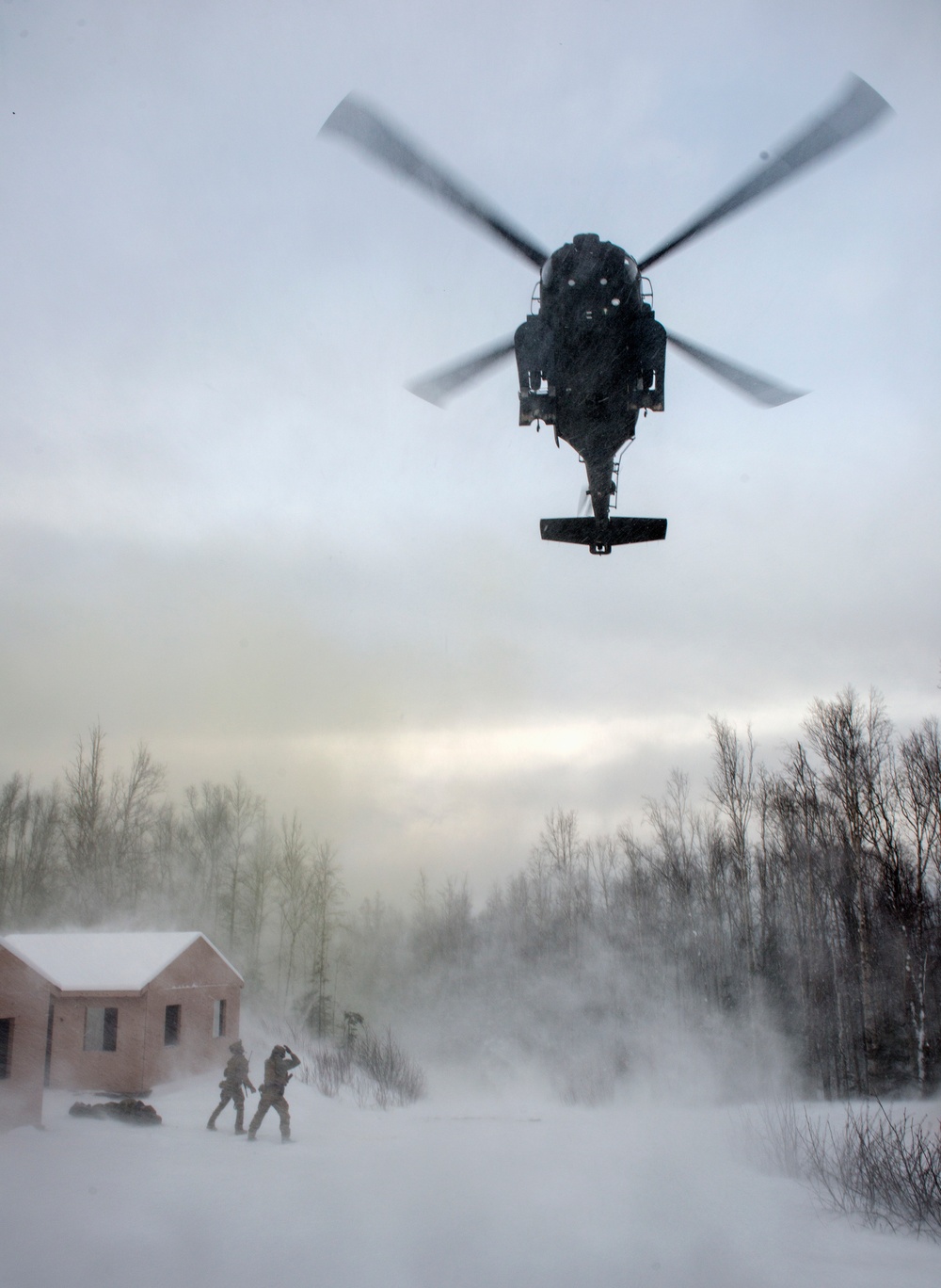 Alaska Air National Guard and Alaska Army National Guard cooperate for mass-casualty training exercise at JBER