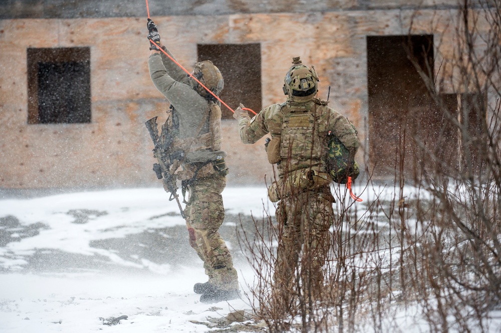 Alaska Air National Guard and Alaska Army National Guard cooperate for mass-casualty training exercise at JBER