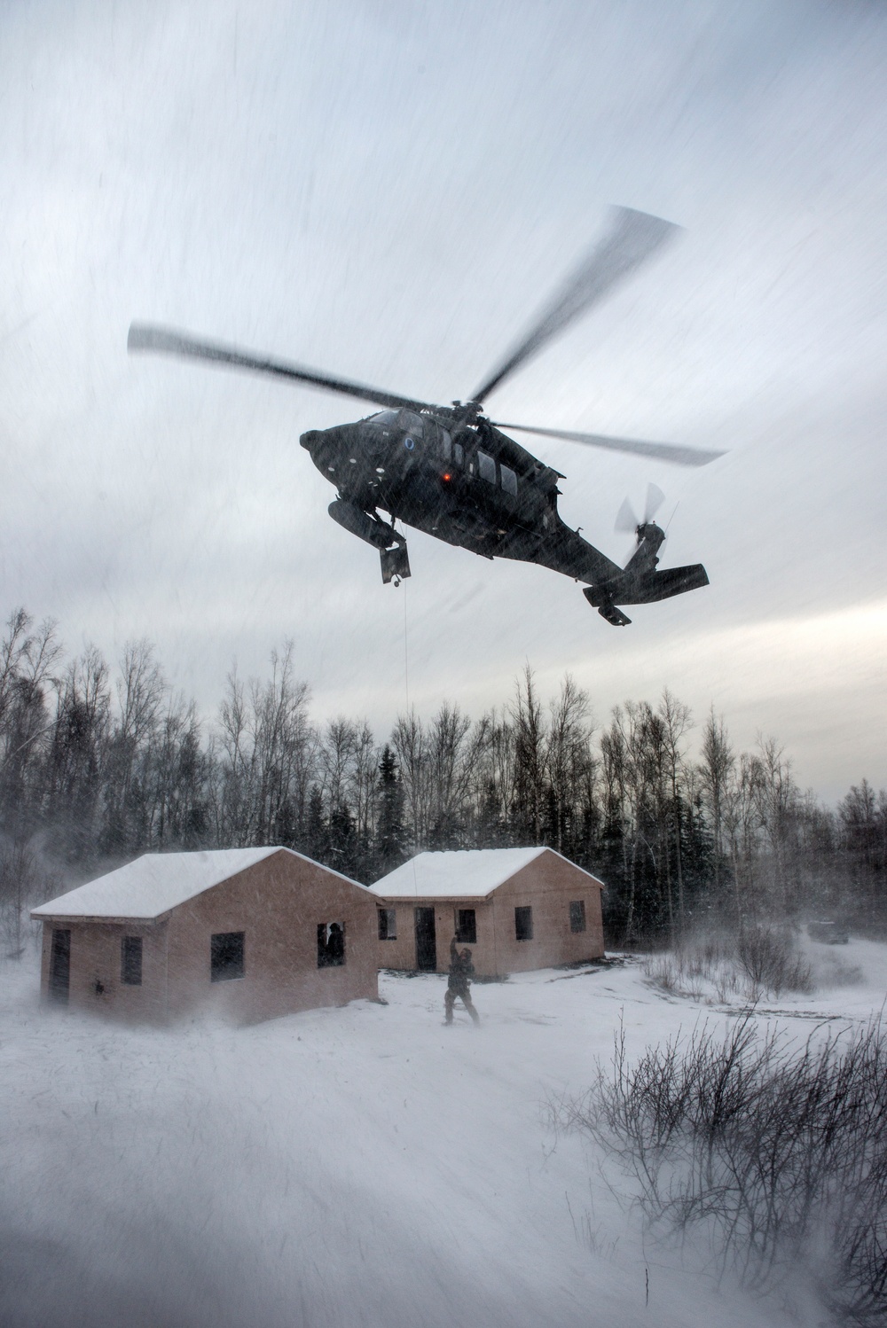 Alaska Air National Guard and Alaska Army National Guard cooperate for mass-casualty training exercise at JBER