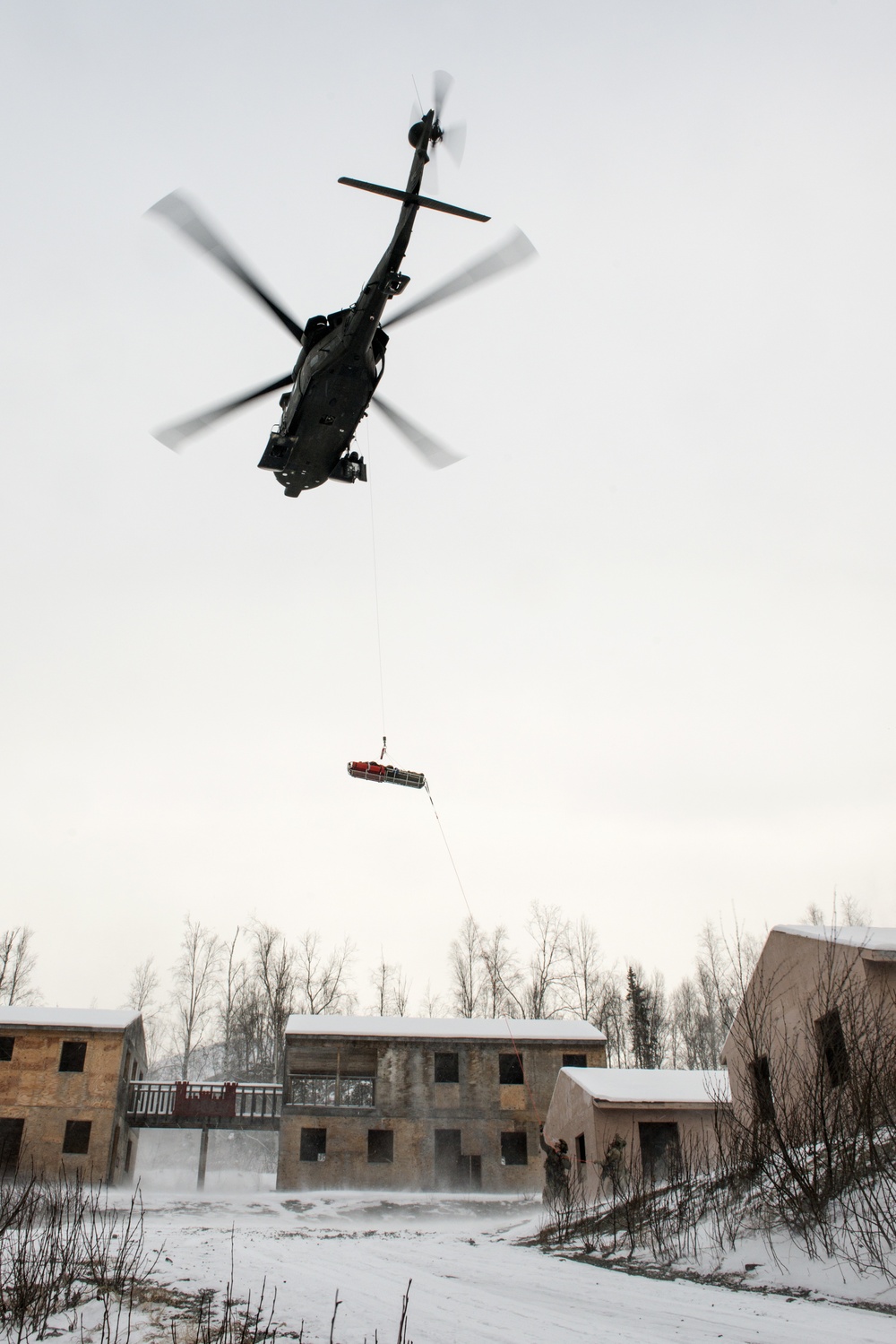 Alaska Air National Guard and Alaska Army National Guard cooperate for mass-casualty training exercise at JBER