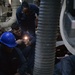 Sailors test the integrity of Boilers