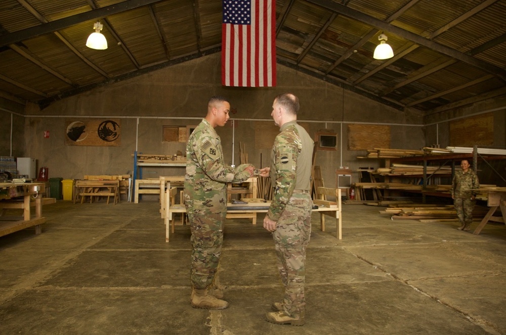 FORSCOM Commanding General Visits Deployed Soldiers